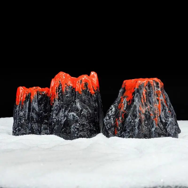 Volcano Aquarium Decoration with Aerator Bubble Stone