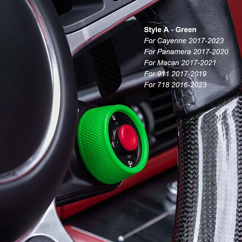 Sport Chrono Lenkradtasten für Porsche Cayenne/Panamera Macan/911 718/Taycan 2017-2025 SC-Modus-Schalter-Kit Plug & Play – Detail 12