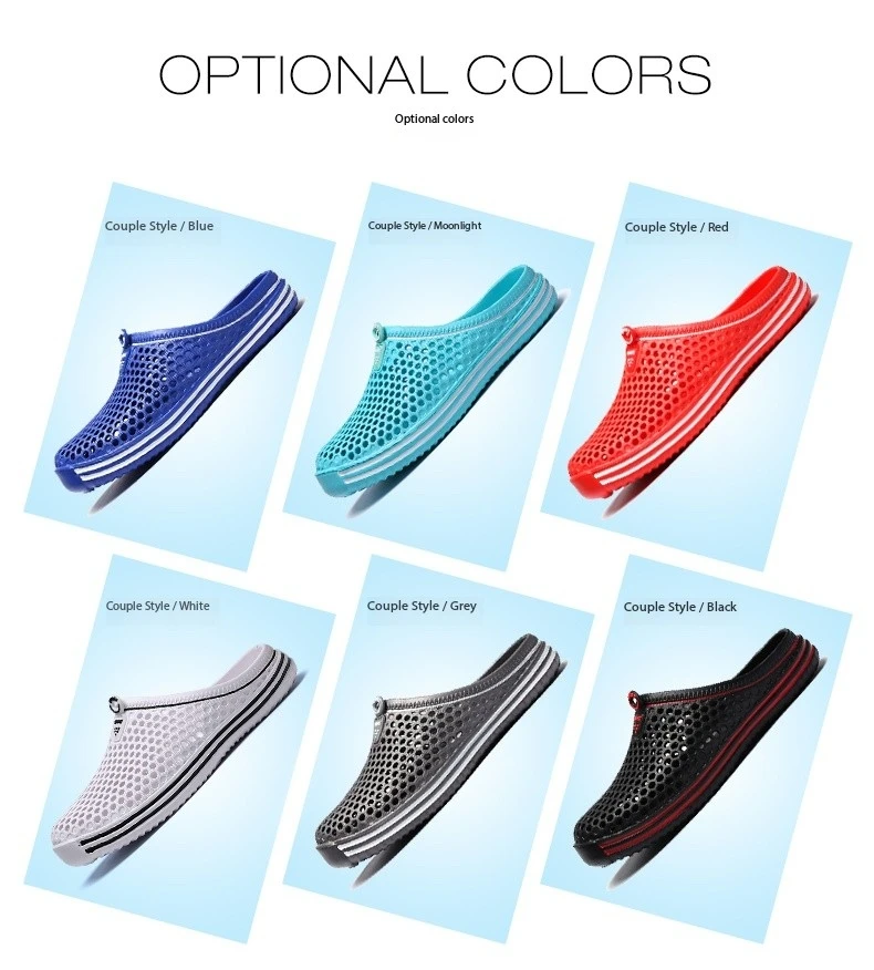 Leichte, lässige, rutschfeste Damen-Strandsandalen für den Alltag, Slip-On-Komfortschuhe für zu Hause, einfache Slipper-Schuhe für Paare – Detail 2