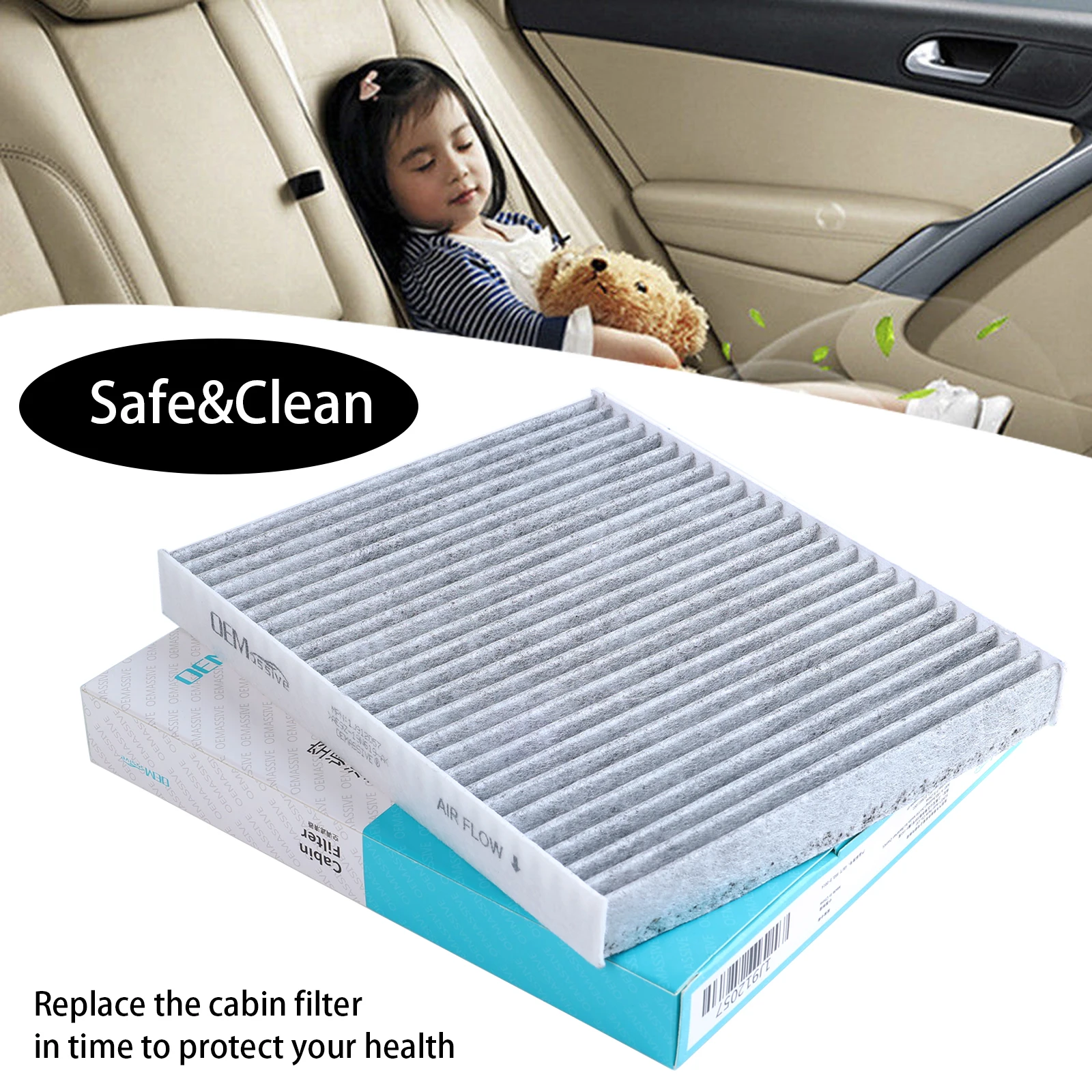Pollen Cabin Air Filter for Ford Explorer Flex Taurus Lincoln MKS MKT 2011-2018