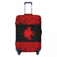 Custom Canada Flag Luggage Cover Elastic Canadian Patriotic Travel Suitcase Protective Covers Fits 18-32 Inch 1