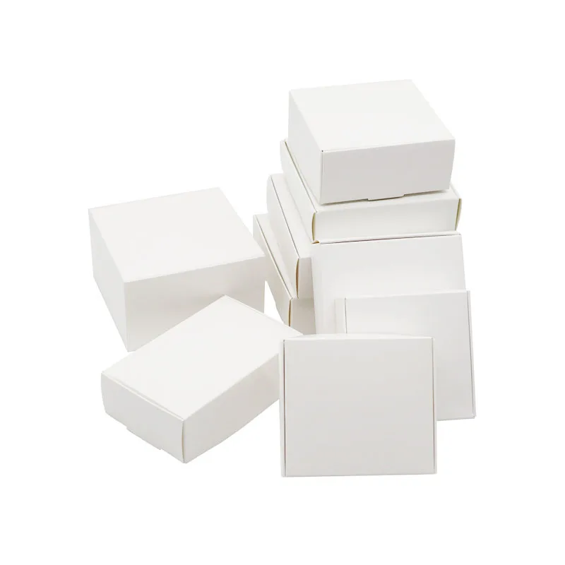 thumbnail image 1 of 50 cajas de embalaje Kraft cuadradas y bonitas de varios tamaños, suministros para recuerdos de bodas, cajas de regalo de chocolate y dulces hechas a mano, 1 of 5