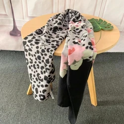 Foreign trade original single Italian liu'jo new print leopard print long scarf