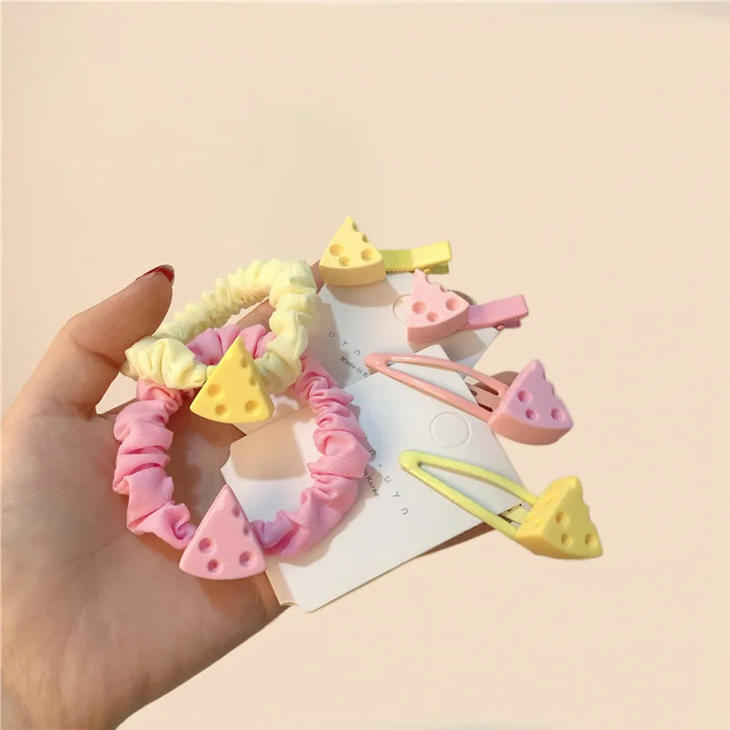 

Summer Macaron Color Cheese Cake BB Hair Clip For Girl Hairclip Side Clip Barrettes Women Children Sweet Girls Hair Accessory