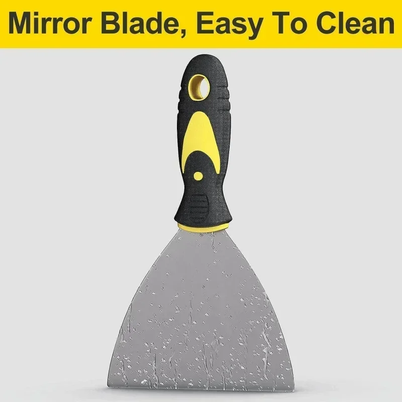 Stainless Steel Putty Knife Scraper Shovel Paint Tools Construction Tools Household Industrial Cleaning 2/3/4/5 Inch 2025