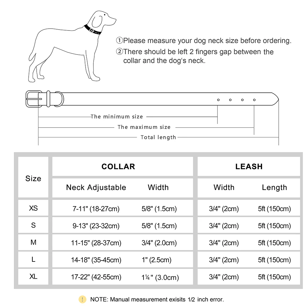 Custom Leather Dog Collar Set 6
