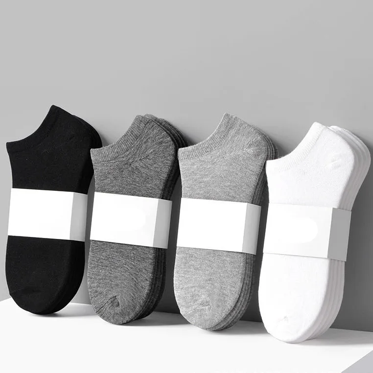 

Носки женские короткие однотонные, 10 пар/упаковка