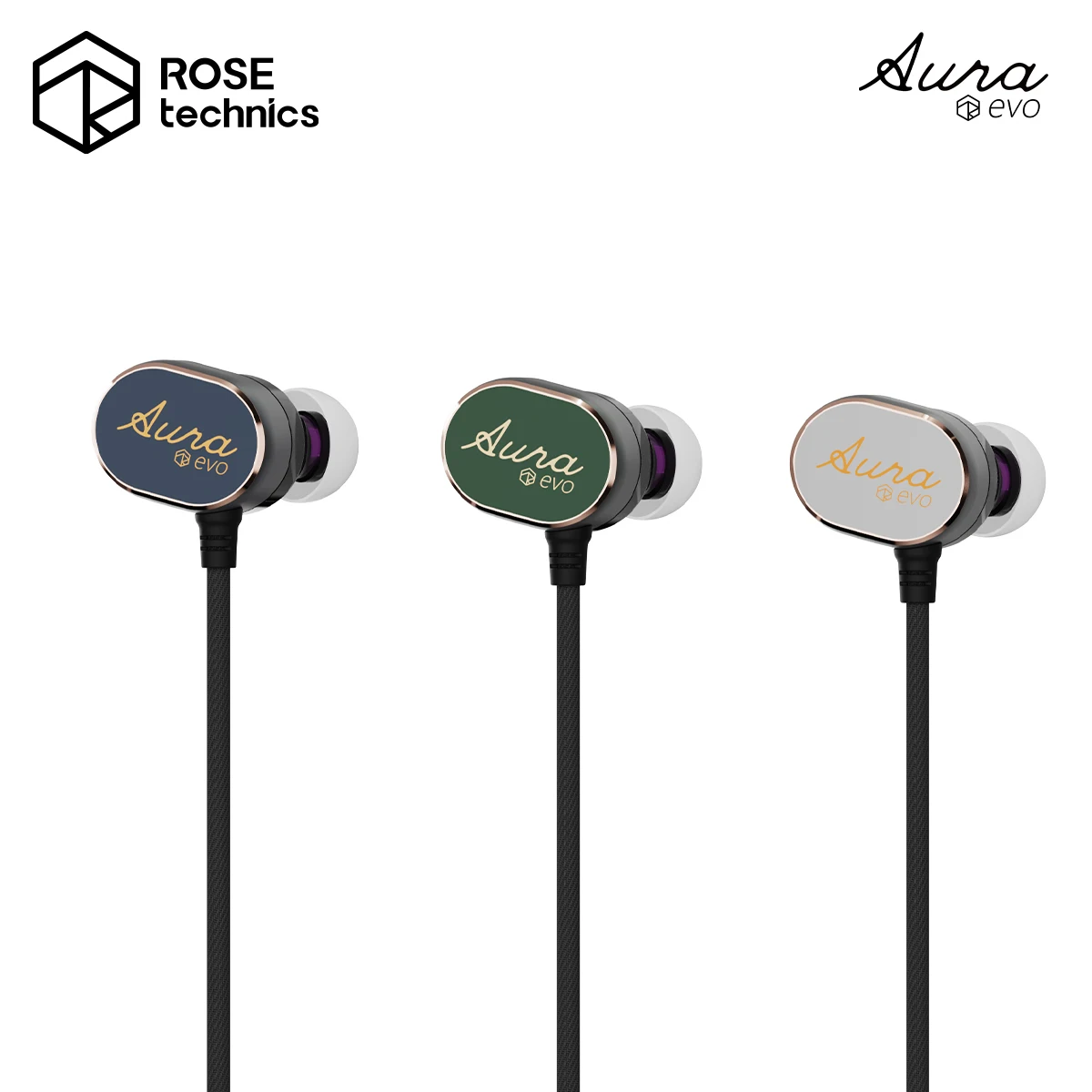Rose Technics Aurora Evo-T Con Microfoni/Qualità Del Suono Surround 3D/Design Ergonomico/Cuffie Versione Hifi/E-Sports. S