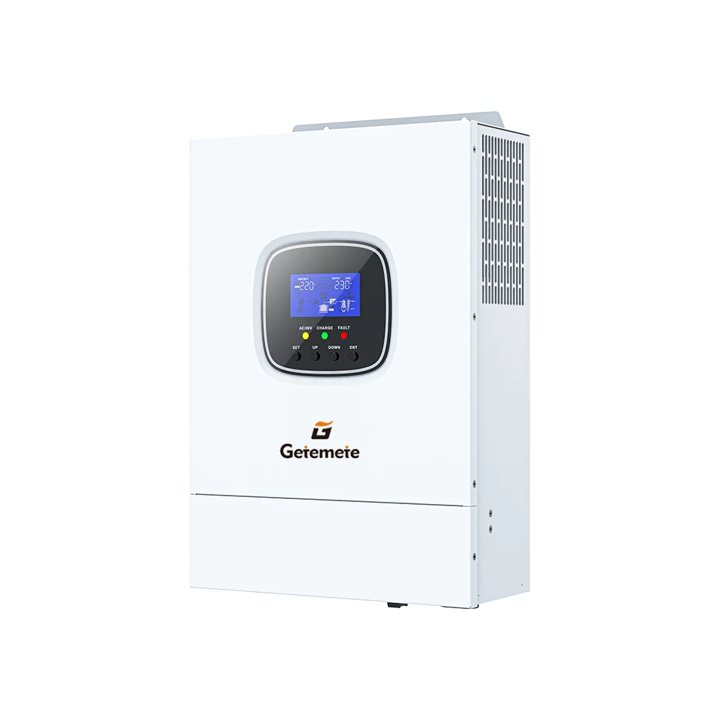 Getemete 1.5KW 태양광 인버터 220/230Vac 12V 최대 PV 108Vdc 리튬이온 MPPT 60A 충전 전류 지원 고품질 순수 사인파