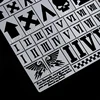 1/32 1/35 Warhammer 40K Star Warrior Tank carrier special identifier Symbol Stainless Stencils Leak Spray Plate 5