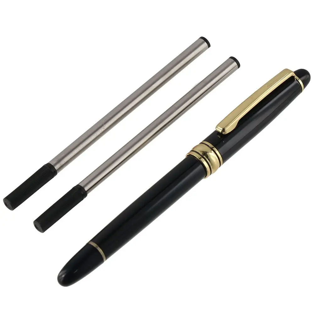 

Black Black Ink Pens New Metal Quick Dry Ink Pen Ink Gel Pens Office