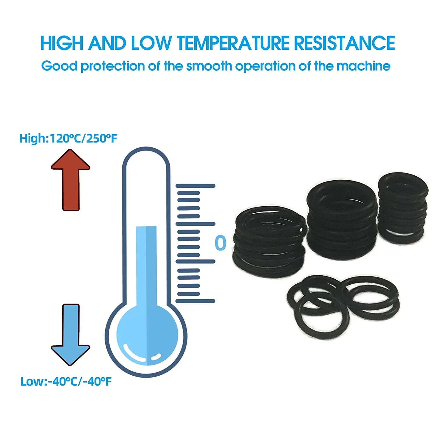 Kit d'assortiment de joints toriques en caoutchouc Nitrile, résistant à  l'huile, à la chaleur et à haute pression, 24 tailles, 1200 pièces -  AliExpress