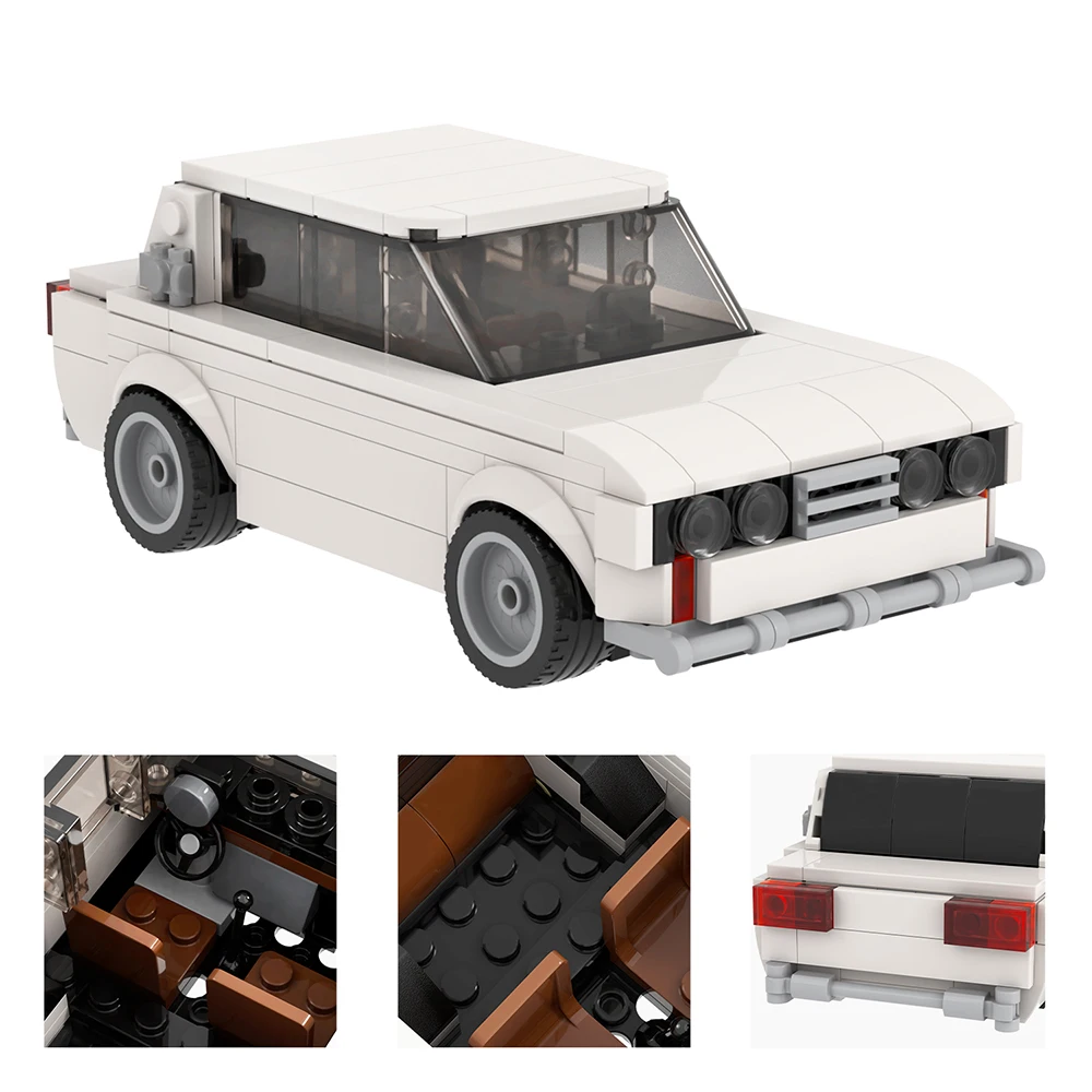 MOOXI Stadt Auto Serie MOC Autos Set MOC Ziegel Racer Klassische Supercar Modell DIY Erwachsene Bausteine Kinder Spielzeug Für Kinder Geschenk – Detail 5