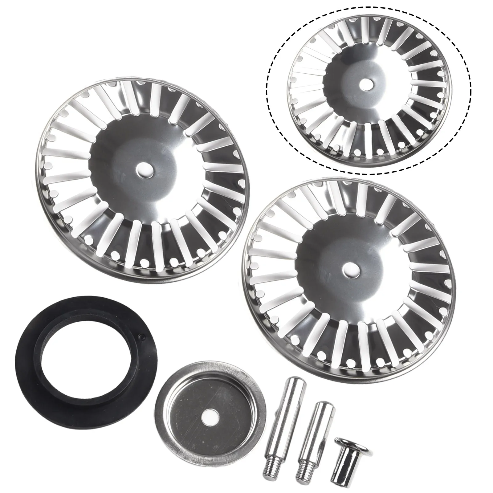 Description Picture 5 of itemKitchen Sink Strainer Replacement Waste Plug Basin Drain Filter Stainless Steel Anti-Clogging Sink Food Catcher Basket80/82/84mm