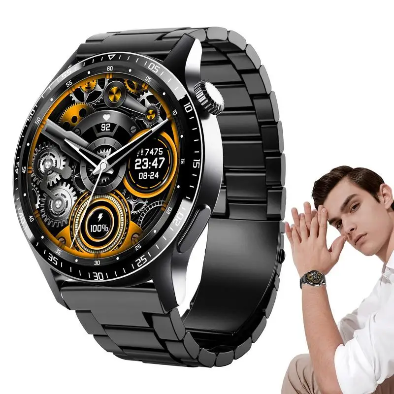 

158 Sport Modes Screen Men Smart Watch Women Heart Rate Blood Pressure Monitoring Blue Tooth Call Smart Watches Men Waterproof