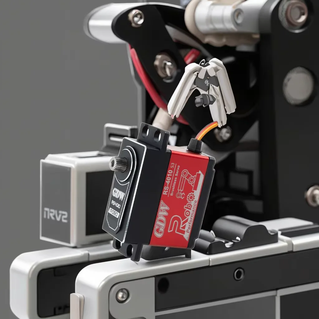 GDW RS4010 43KG 고토크 브러시리스 디지털 서보 RC 모델 자동차용 풀 메탈 표준 서보 모터 제품