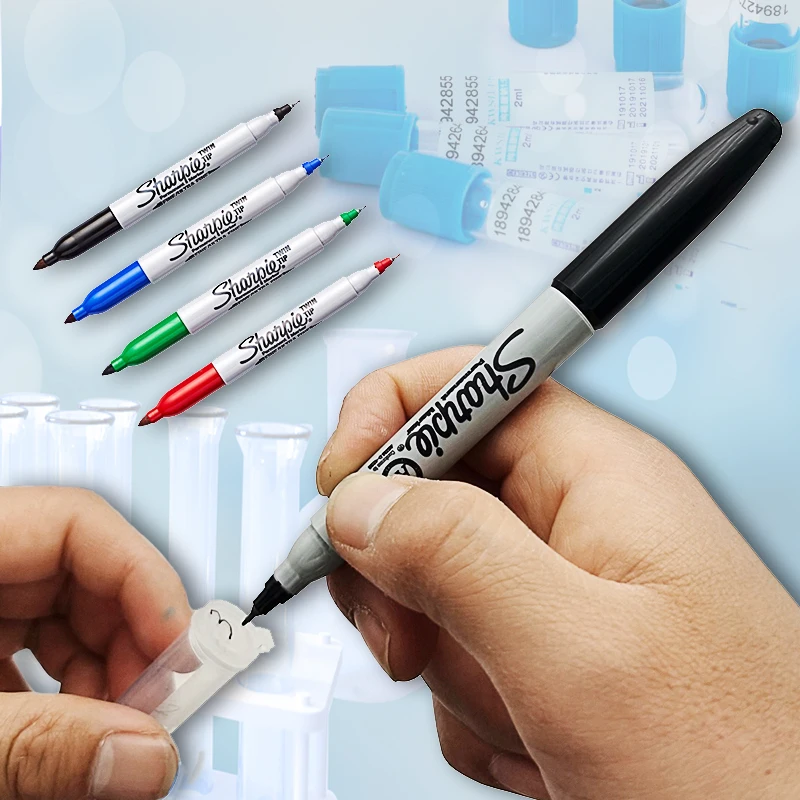 12-Pack Dual Tip Waterproof Permanent Markers