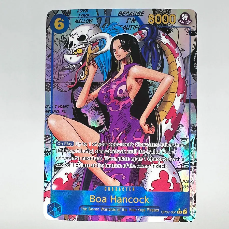 원피스 TCG 보아 핸콕 프록시 카드 워로드 쿠자 해적단 얼터네이트 아트 패러렐 포일 풀 아트 OP01/OP07/PRB02