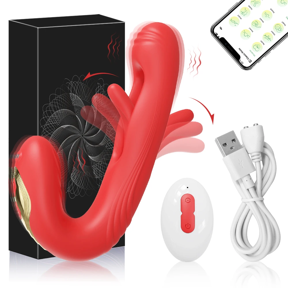 Tapping Vibrator for Women Tongue Licking Clitoris Stimulator Vagina Vibrator Oral Sex Toy for Women Female Masturbation