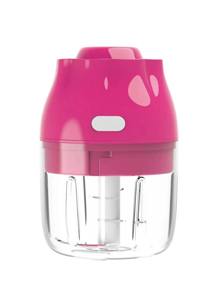 Fancy Electric Garlic Chopper, Portable Cordless Mini Food Processor,  Rechargeable Vegetable Chopper Blender for Nuts Chili Onion Minced Meat and  Spices Pink 