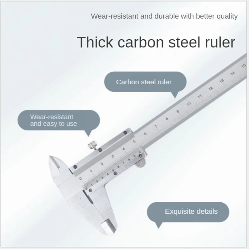 0150MM Plastic vernier caliper Highprecision carbon steel Vernier
