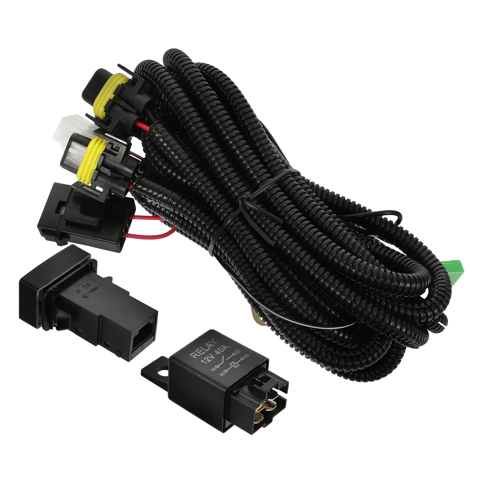 

1 Set Fog Light Wiring Work Lamp Wiring Kit For Fog Light