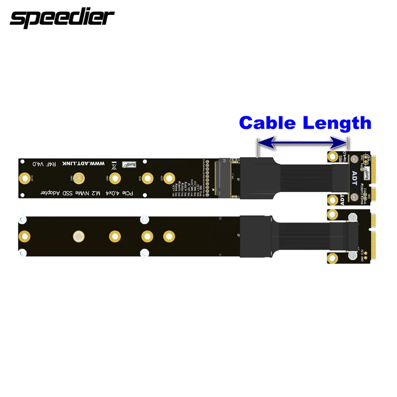 Mini-Pcie Wireless Network Card To M.2 NGFF NVME SSD Extension Cable PCIe 4.0 mPCIe M.2 M-Key Motherboard Riser Ribbon R64SF
