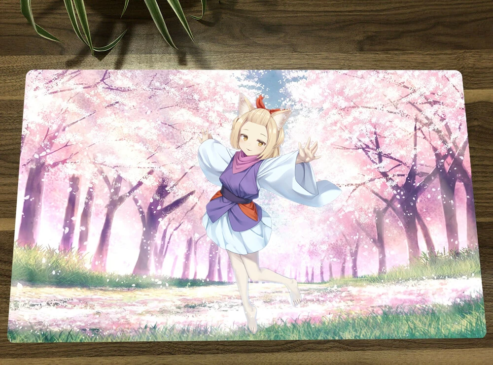 Yugioh Ash Blossom & Joyous Spring Tcg Mat Trading Card Game Mat Ccg