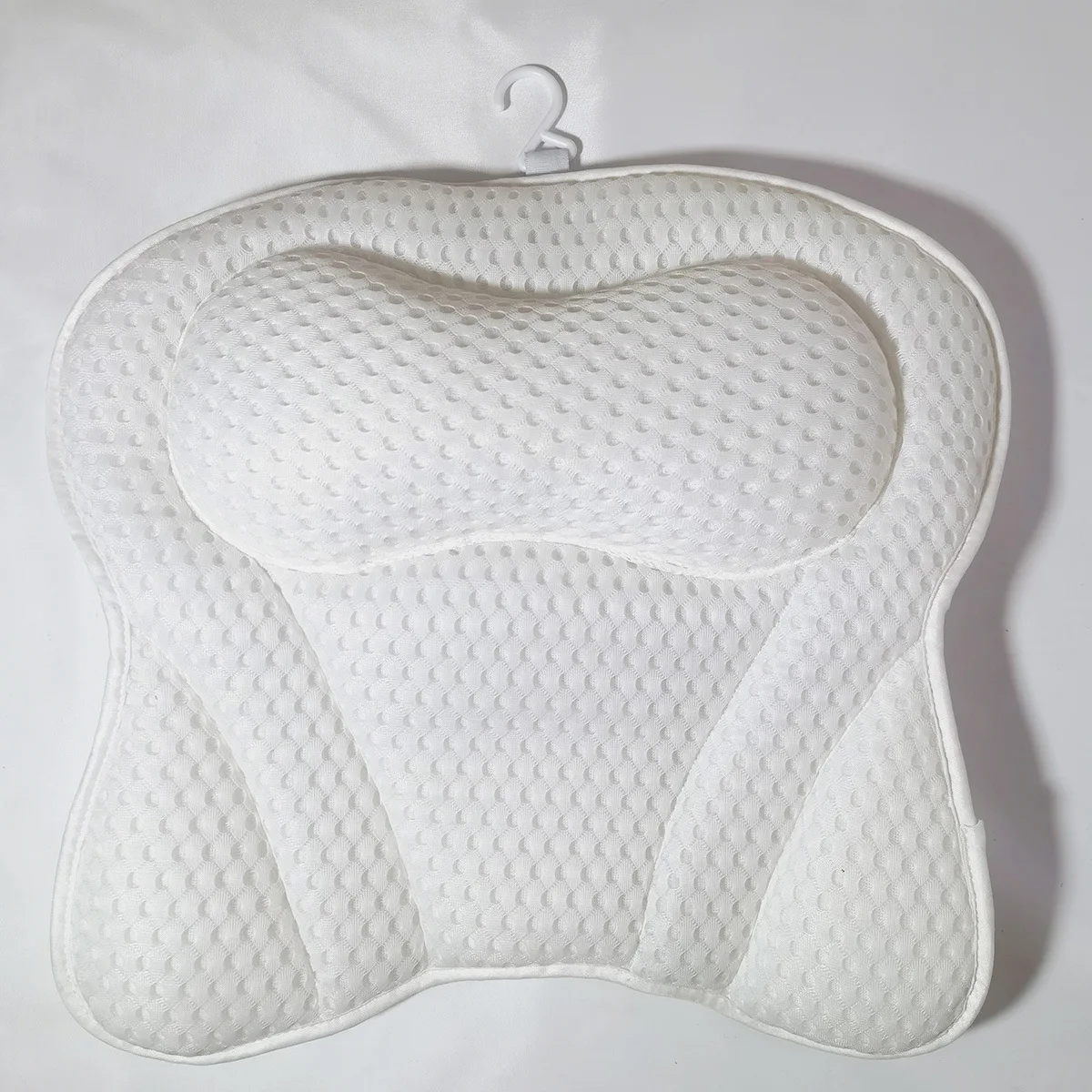 Luxurious Comfort Bath Pillow with Soft 4D Mesh Headrest