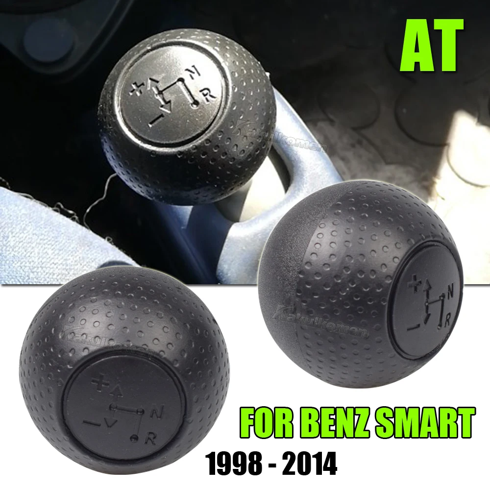 메르세데스 벤츠 스마트 Fortwo 450 1998-2014 블랙 카 자동 기어 시프트 노브 시프터 스틱 레버 펜 핸드 볼 고품질