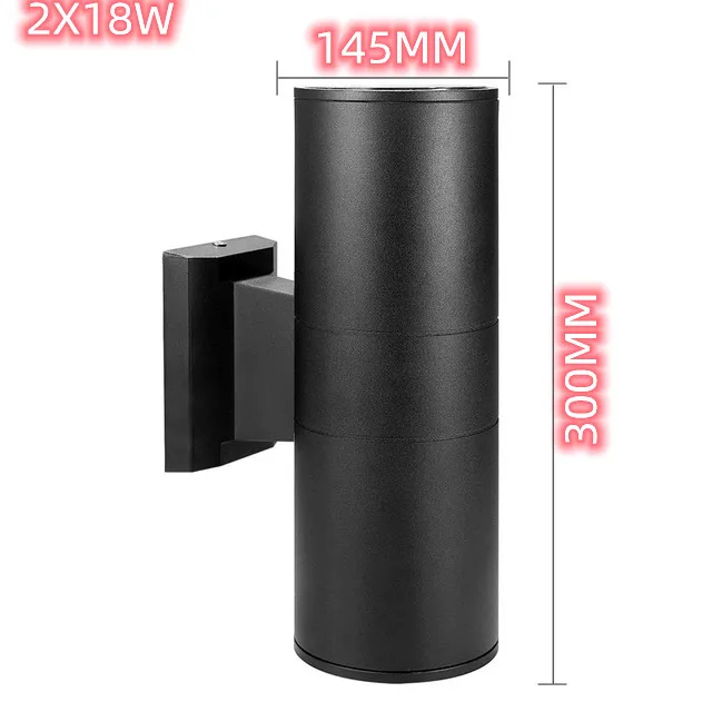 Double Head LED Cylinder Up-Down Wall Lights