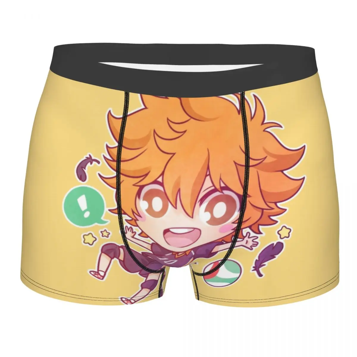 

Cool Haikyuu Shoyo Hinata Boxers Shorts Underpants Men's Stretch Japan Volleyball Anime Manga Briefs Underwear