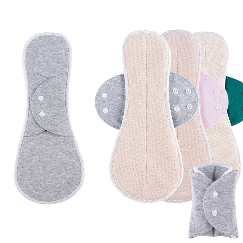BIAI Anti-bacterial Sanitary Napkin Washable Menstrual Pads Reusable Sanitary Towel Breathable Pad For Women Lady 1PC
