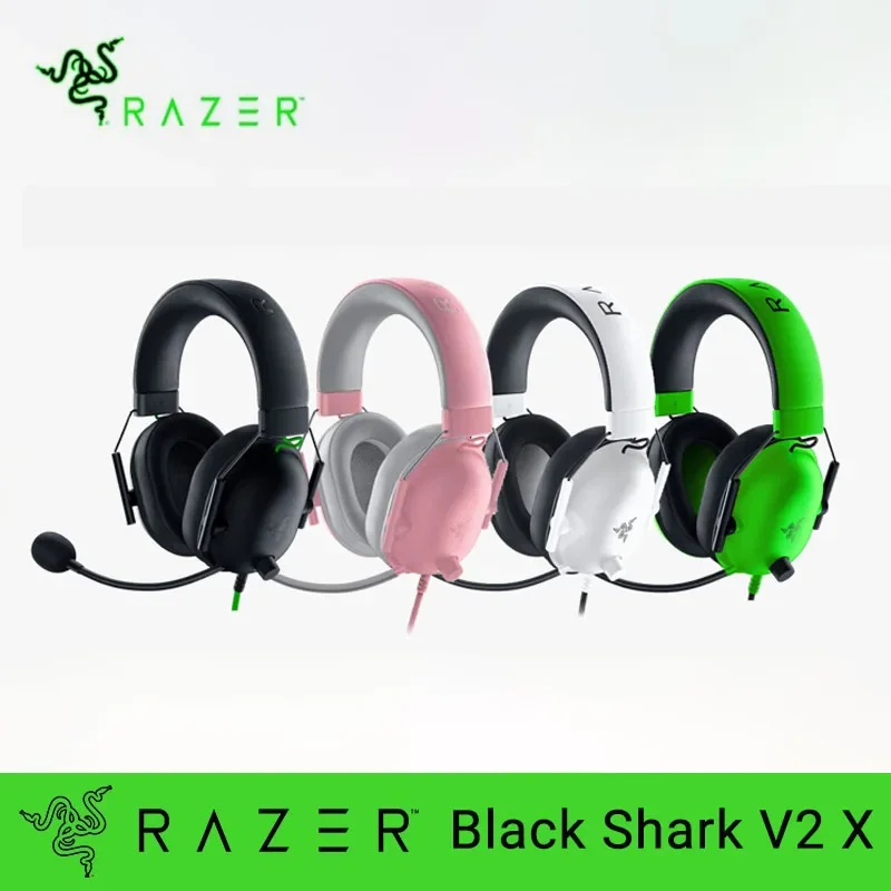 

For Razer BlackShark V2 X Gaming Headset: 50mm Drivers - Memory Foam Cushion - for PC, Mac, PS4, PS5, Switch, Xbox One, Xbox