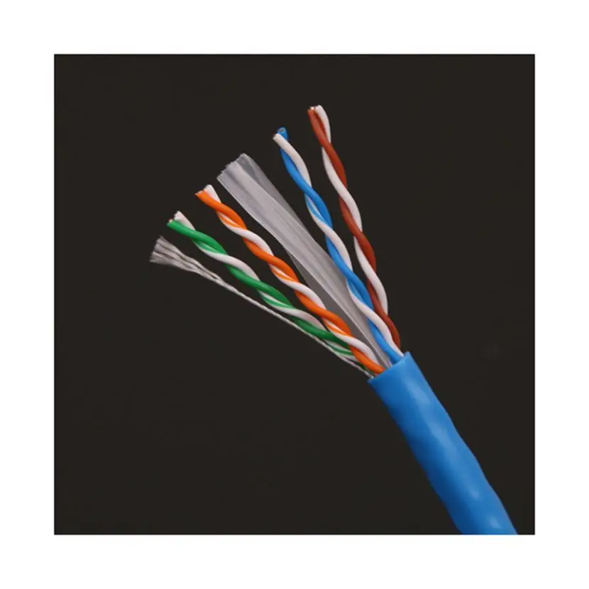 

2021 New Designed Six Types Of Oxygen-Free Copper PVC 23AWG Cat6 Lan Cables Ethernet Network