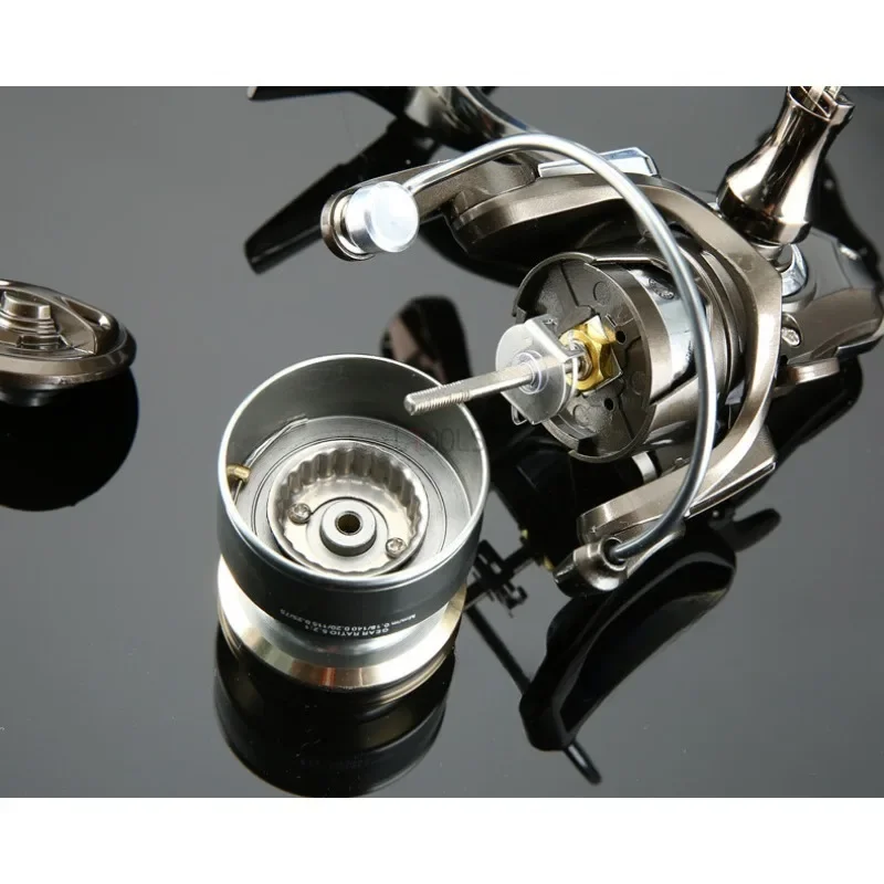 Fishing Reel 2500-3000 Series Spinning Reel 8KG Max. Drag 5.2:1 with Balancing  Lever Shallow Spool for Carp Freshwater Saltwater - AliExpress