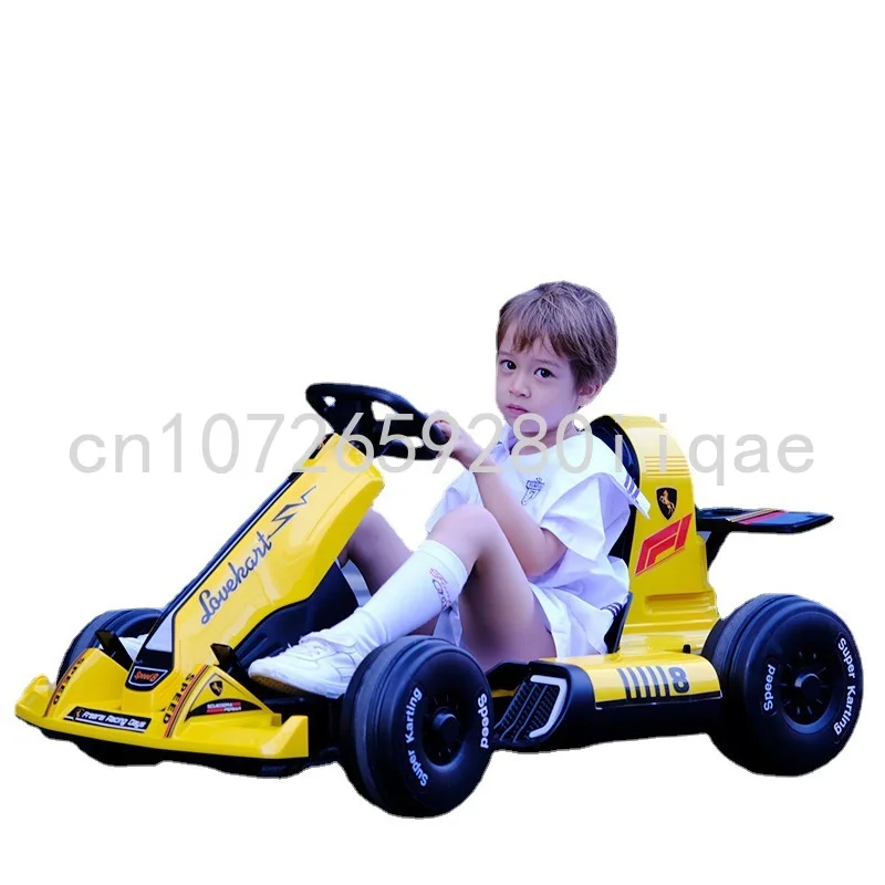 

Children Electric Go kart Can Take People Drift Car With Charging Remote Control Car 3-6-8 Years Old Baby Stroller Toy Car