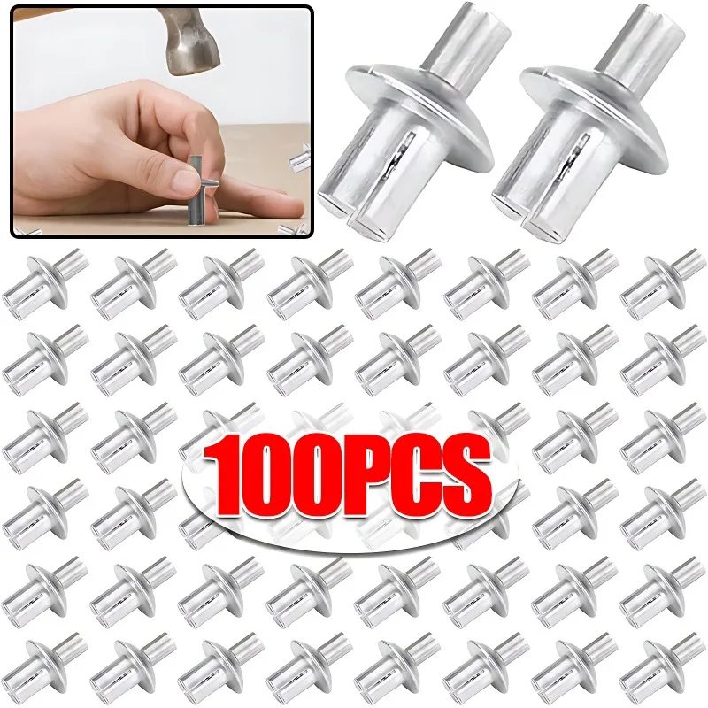 Rivets and Fasteners Rivets and Screws Hammer Drive Rivet Percussion Expansion Aluminum Nail Head Piercing Knock Type Small Tapping Expansion Screw