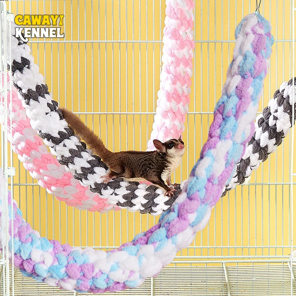 pet chew toys pet exercise toy pet toys hamster climbing toy pet bird toy hamster toy pet teeth grinding toy 60cm parrot climbing rope hamster swing toy guinea pig hanging braided bird chew rope sugar glider cockatiel pet stand training