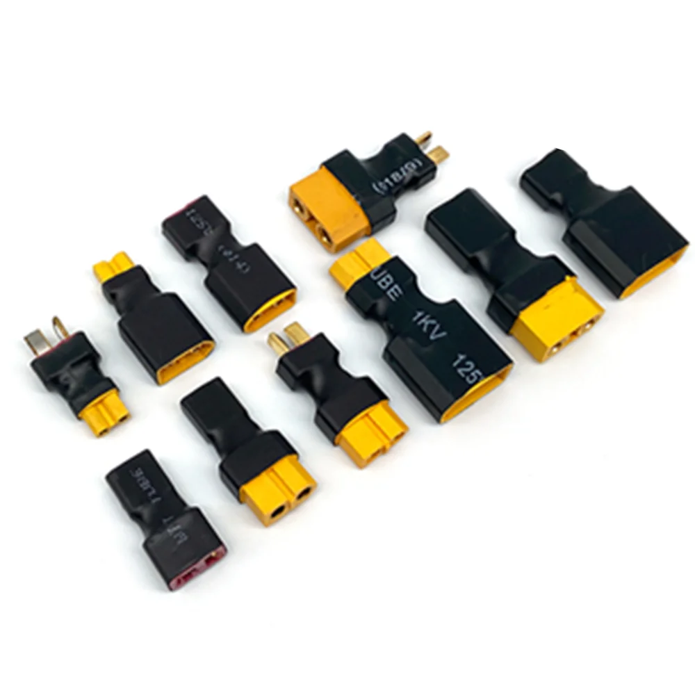 Universal Female to Male Connector Adapter for RC Models - Ideal for Cars, Airplanes, Drones, and Boats