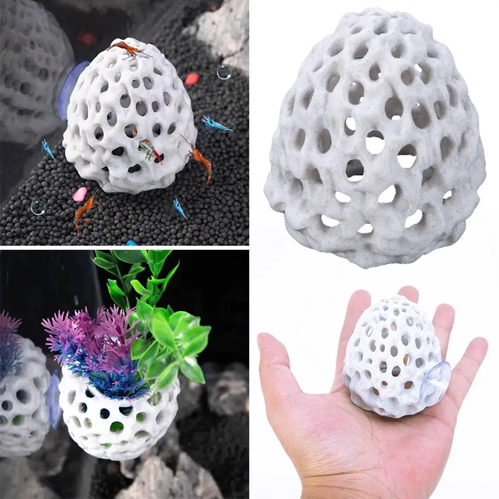 Porous Fish Shrimp House Cave for Aquarium Decor