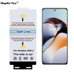 2-Pack Self-Healing Front Hydrogel Screen Protector Film with Fix Tools for High Definition (One plus ACE 2 Pro)