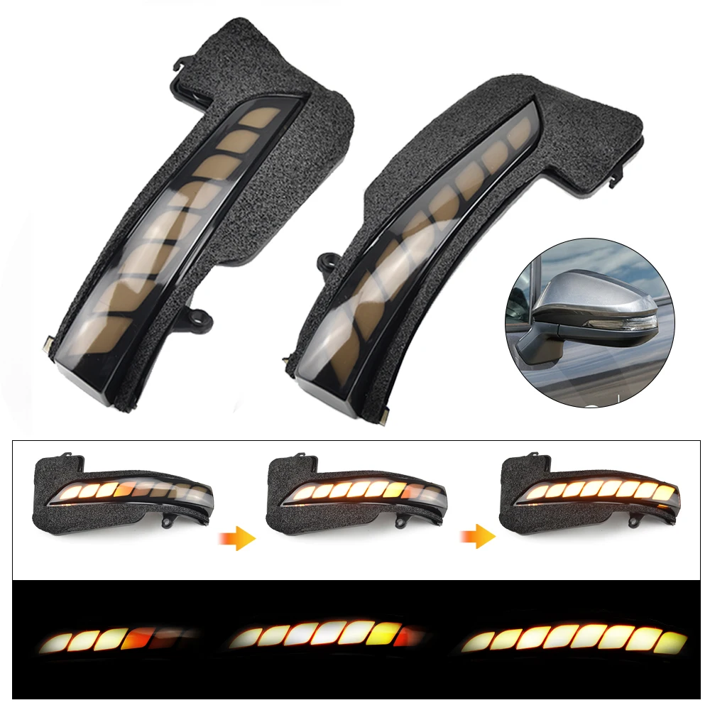 For Toyota Hilux Fortuner Innova 2016 2017 2018 2019 2020 2021 Dynamic LED Blinker Indicator sequential Turn Signal Light