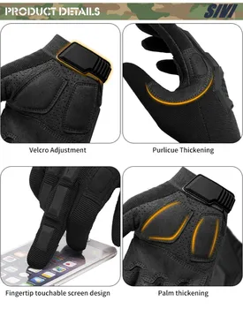 Tactical Gloves for Men Women Motorcycle Gloves Touchscreen Airsoft Hunting Shooting Gloves for Outdoor Climbing Training Gloves 5
