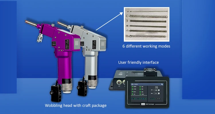 3000W Handheld Fiber Laser Welding Machine New Condition Laser Welder for Alumin