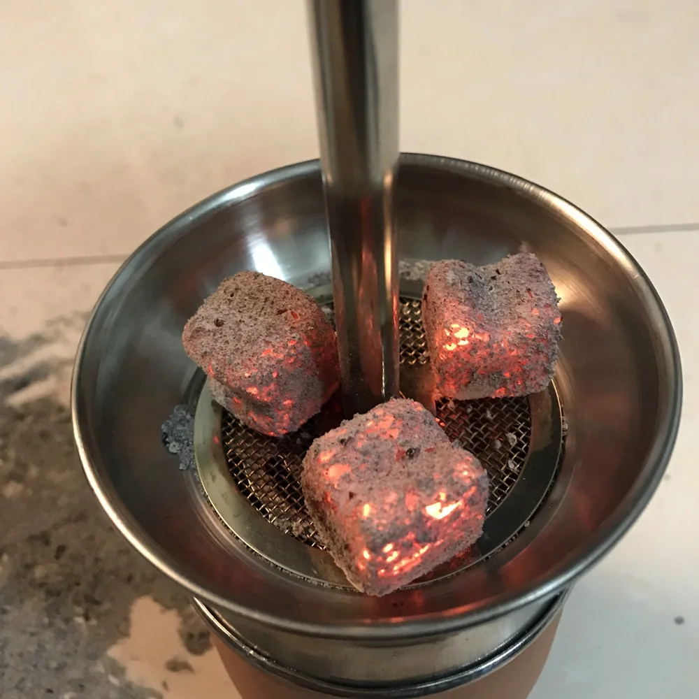 Metal Shisha Charcoal Holder Narguile Sheesha Water Pipe Chicha Shisha Hookah Bowl Accessories