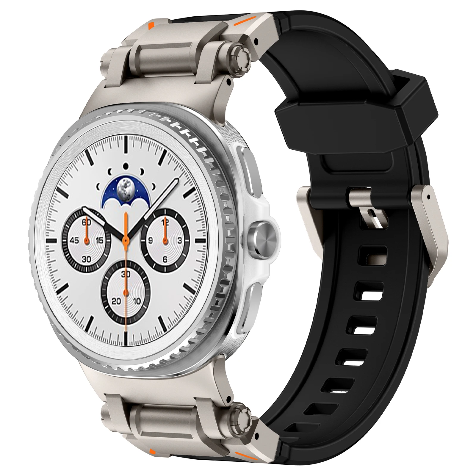 Premium Sports TPU Rubber Strap - Soft Silicone Band with Seamless Design