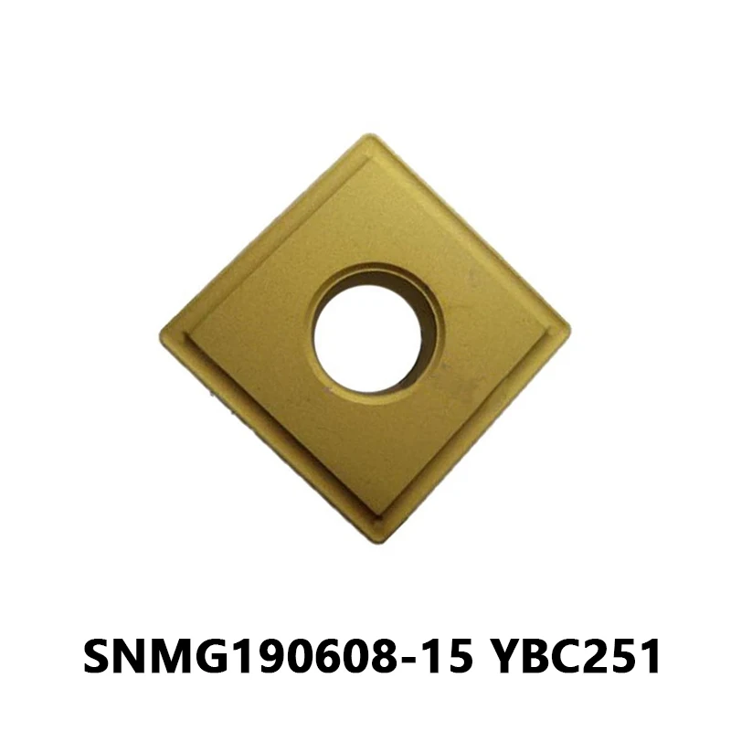 

SNMG Inserts Steel Processing SNMG190608-15 YBC251 Metal Lathe Cutting Tool Turning Mechanical Workshop Tools SNMG190608 SNMG19