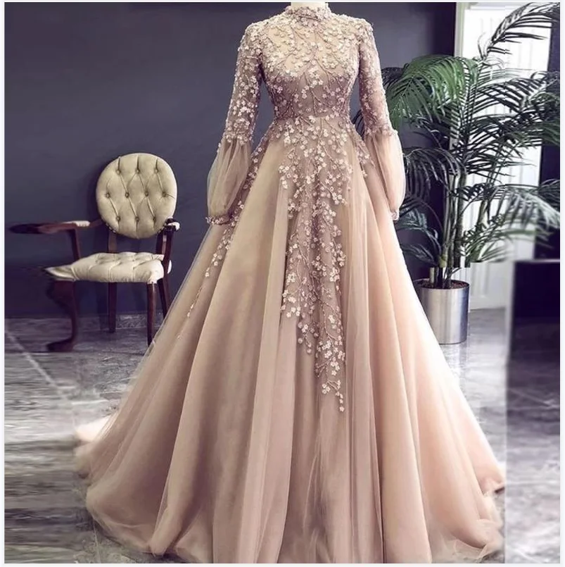 Line High Neck Party Frocks Custom Elegant Khaki Long Sleeve Embroidery High Neck A-LINE Elegant Party Dresses For Women AliExpress 320 Line High Neck Party Frocks Custom Elegant Khaki Long Sleeve Embroidery High Neck A-LINE Elegant Party Dresses For Women AliExpress 320