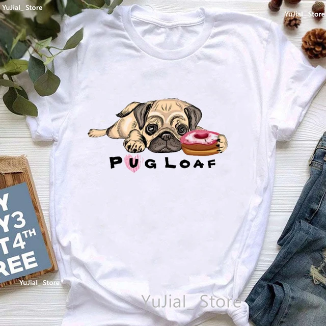강아지를 사랑하는 이들에게! 퍼그 명상 동물 프린트 티셔츠 쇼핑 가이드